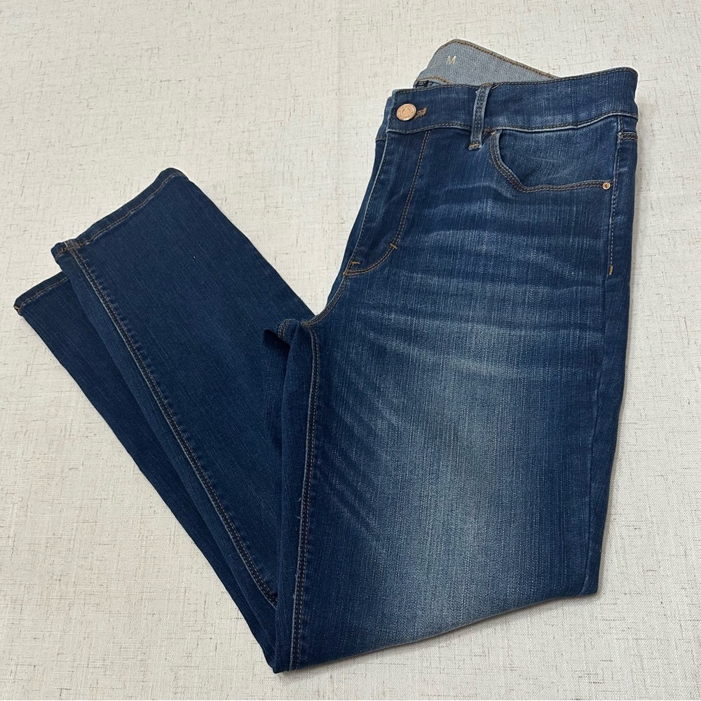 White House Black Market Dark Blue Skinny Jeans - Picture 2 of 9